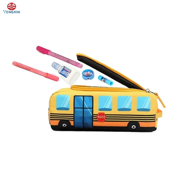 Yellow Car Pencil Pouch